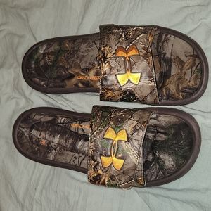 Under Armor Camo Flip Flops